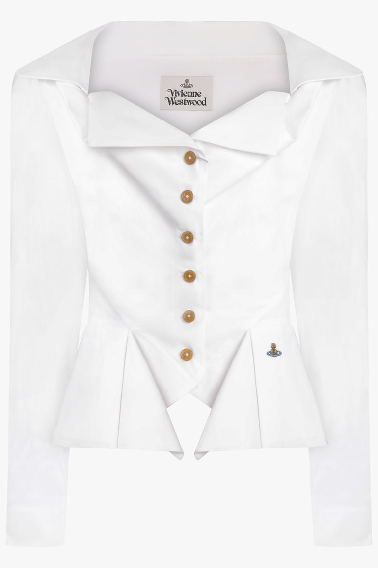 VIVIENNE WESTWOOD RTW Monday L/S Button Down Shirt | White