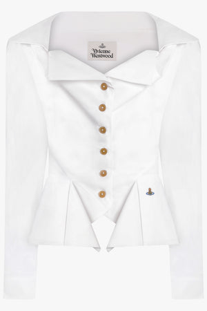 VIVIENNE WESTWOOD RTW Monday L/S Button Down Shirt | White