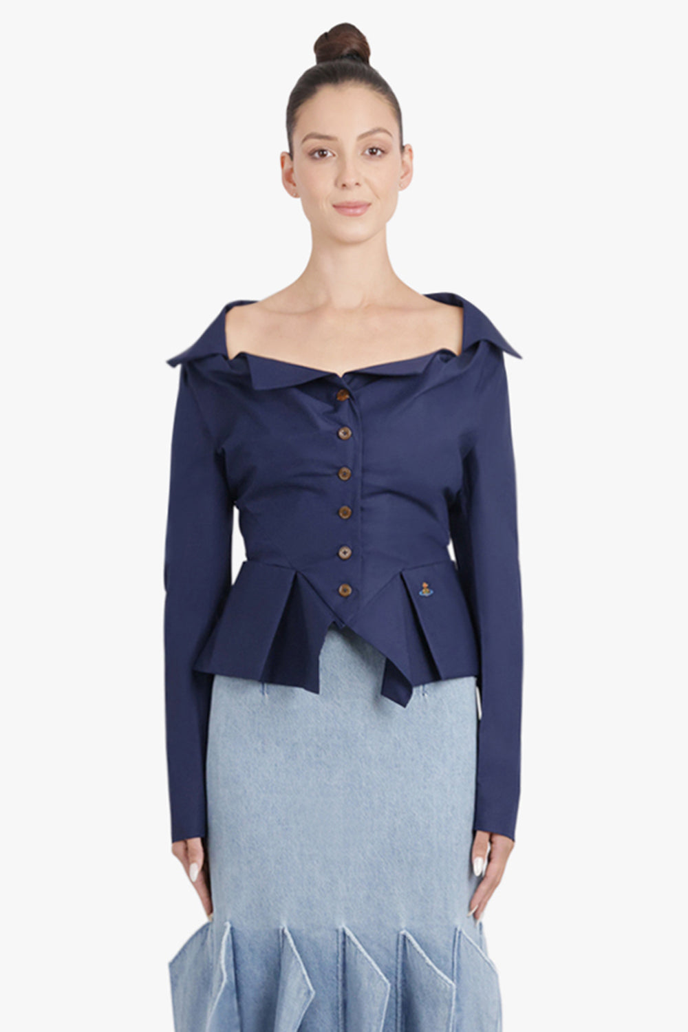 VIVIENNE WESTWOOD RTW Monday L/S Button Shirt | Navy