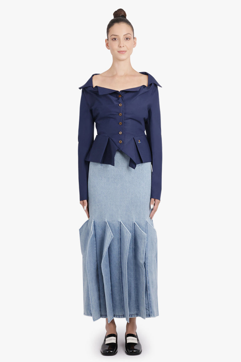 VIVIENNE WESTWOOD RTW Monday L/S Button Shirt | Navy