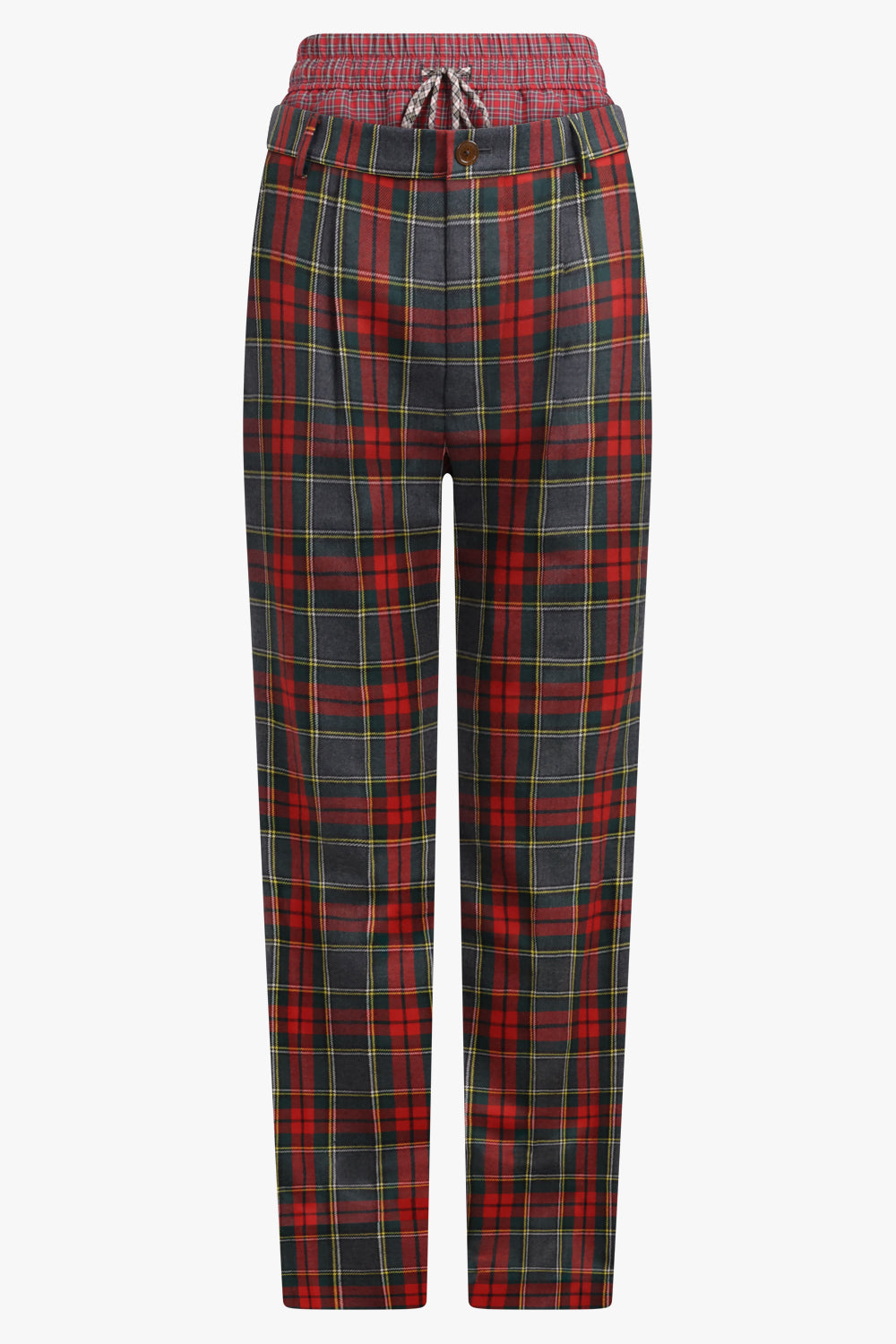 VIVIENNE WESTWOOD RTW Plumber Check Print Trouser | Red/Green
