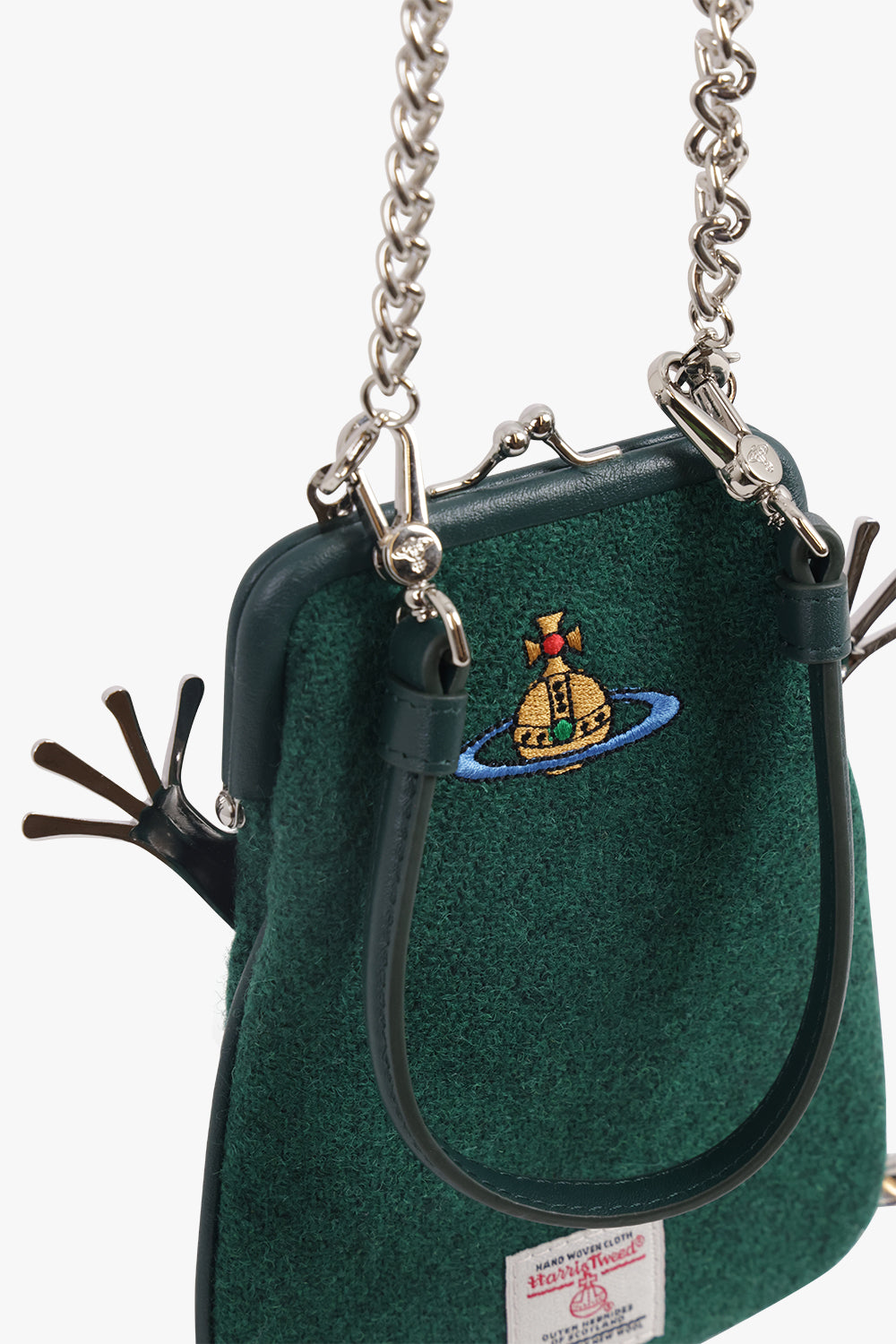 Prince Frog Frame Purse | Green/Silver – Parlour X