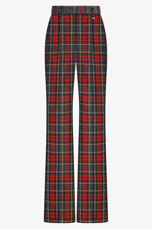 VIVIENNE WESTWOOD RTW Ray Check Print Trouser | Red/Green