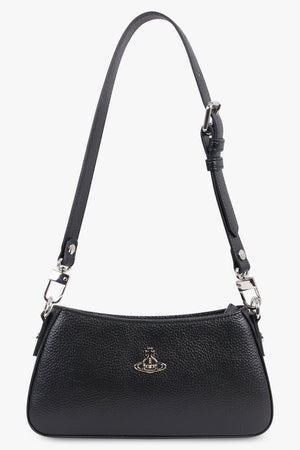 VIVIENNE WESTWOOD BAGS BLACK / Black Tasha Shoulder Phone Bag | Black