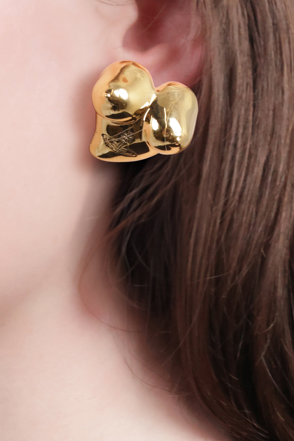 VIVIENNE WESTWOOD JEWELLERY GOLD / Gold Mimosa Feminine Energy Earrings | Gold