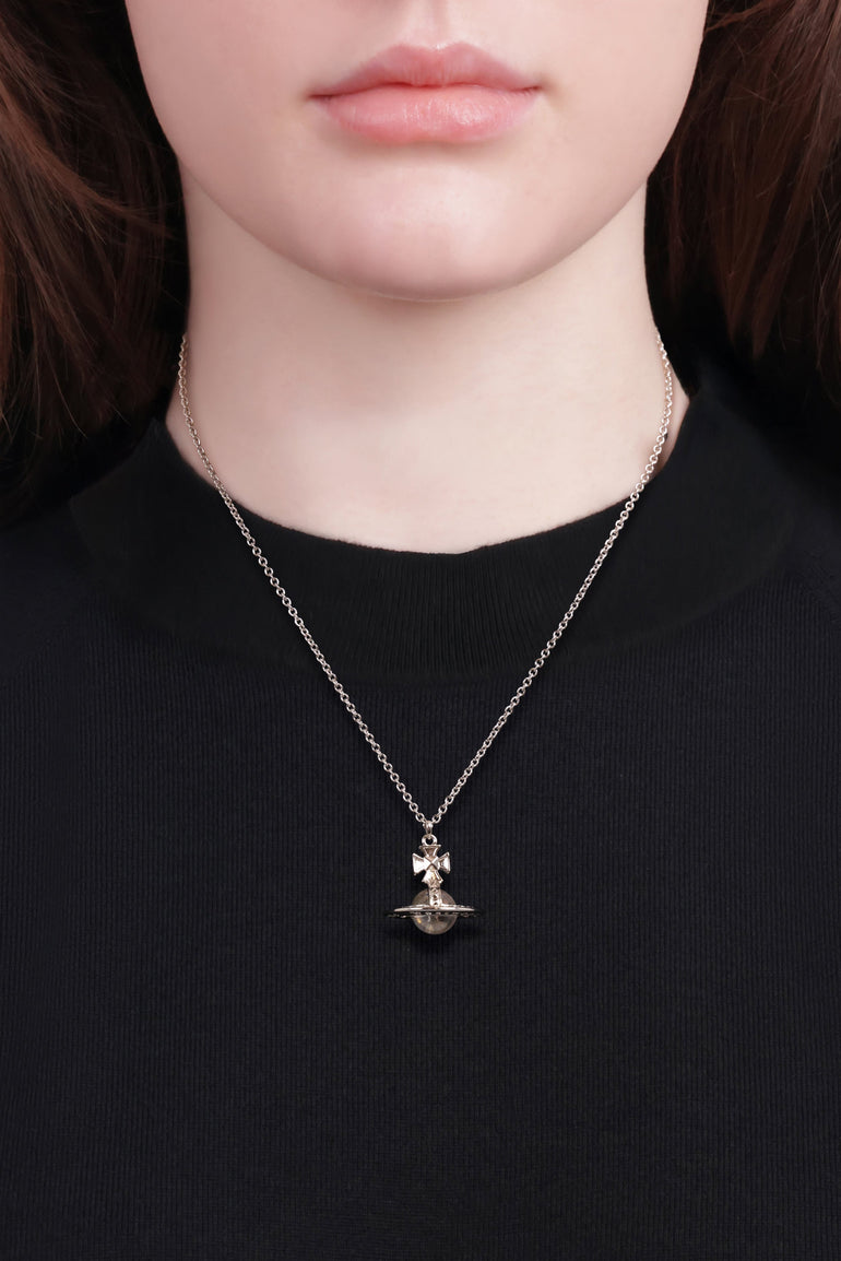 VIVIENNE WESTWOOD JEWELLERY SILVER / Silver Pina Small Orb Pendant | Silver
