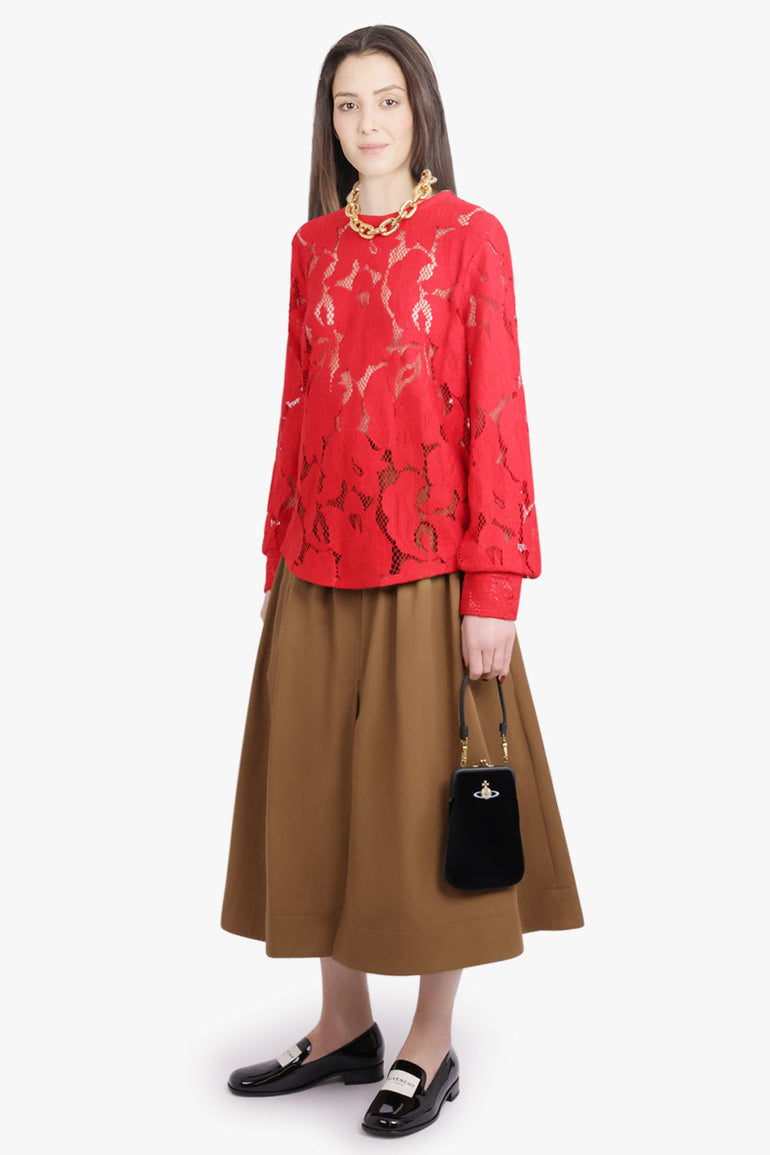 VIVIENNE WESTWOOD BAGS BLACK / BLACK / ONE SIZE Tessa Chain Velvet Bag | Black