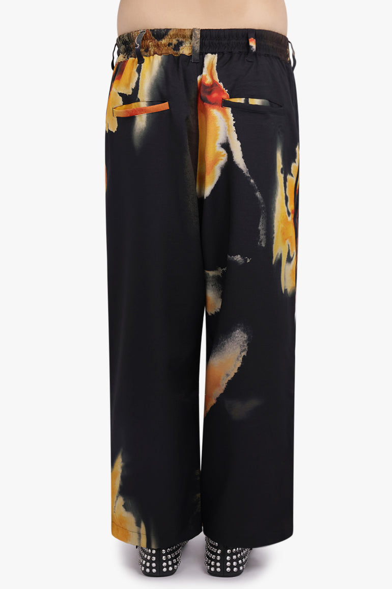 Y-3 RTW Earthy Print Relaxed Leg Track Pant | Black/Multi