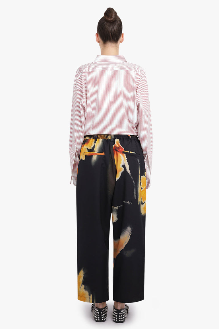 Y-3 RTW Earthy Print Relaxed Leg Track Pant | Black/Multi