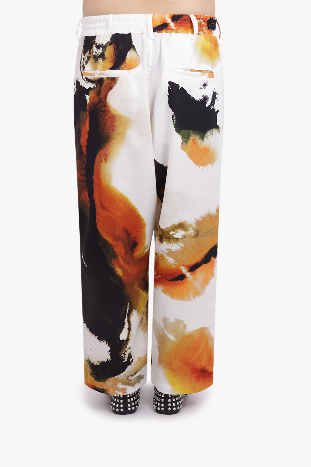 Y-3 RTW Earthy Print Relaxed Leg Track Pant | White/Multi