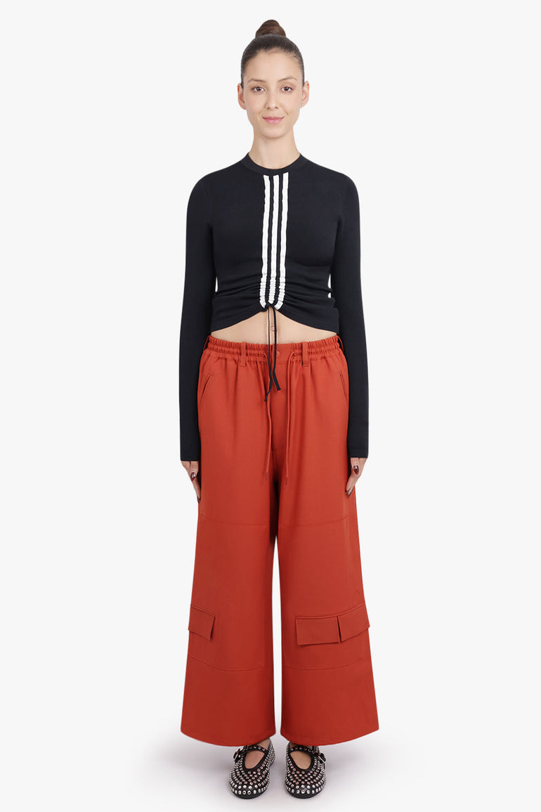 Y-3 RTW Uni Drawstring Relaxed Leg Pant | Triora Orange