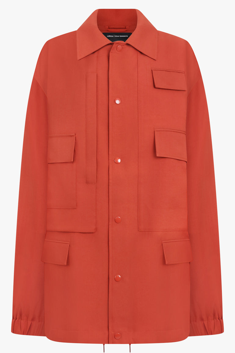 Y-3 RTW Uni Pocket Detail Coach Jacket | Tirora Orange
