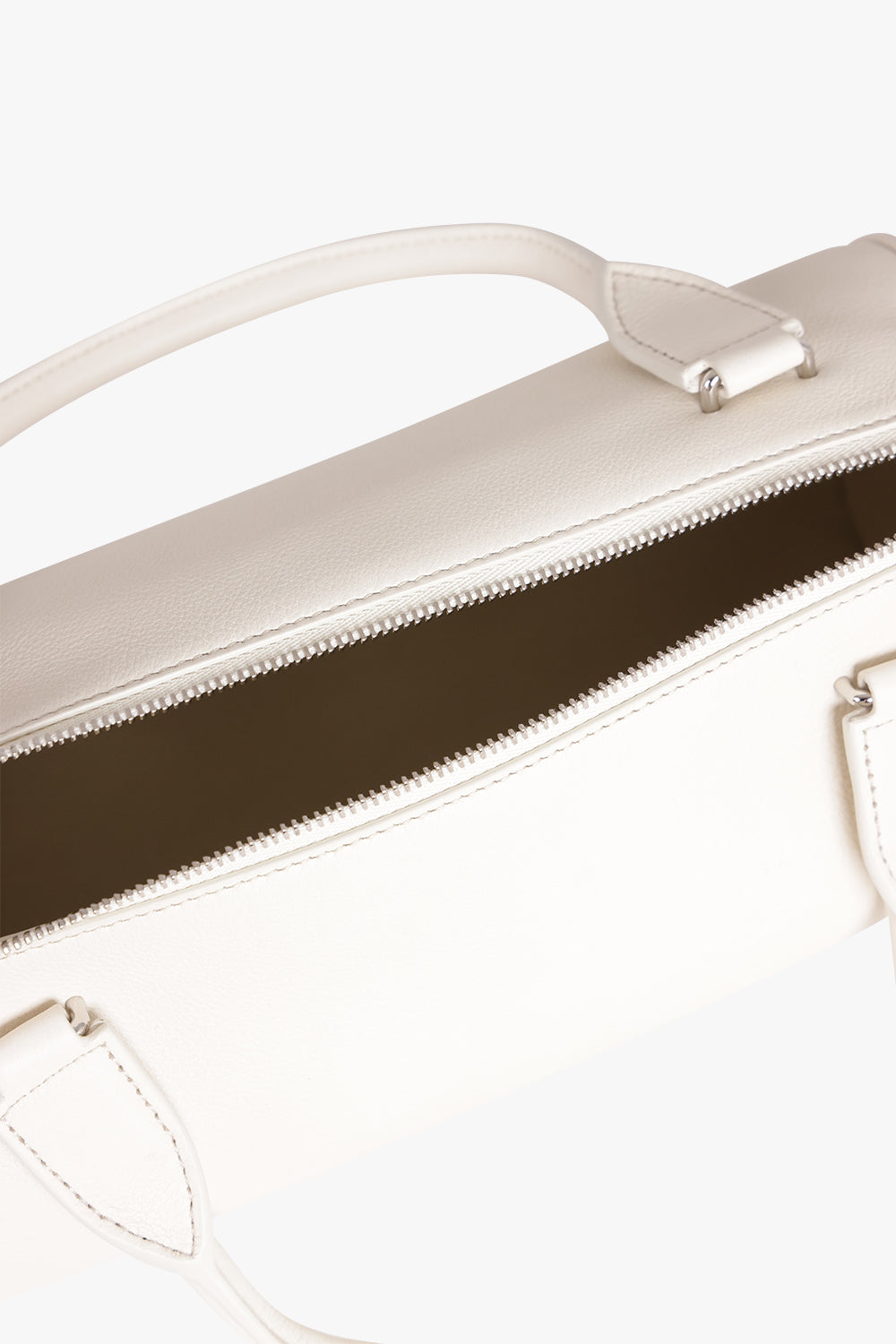 THE ROW BAGS NEUTRAL / IVORY Edith Round Tube Handbag | Ivory