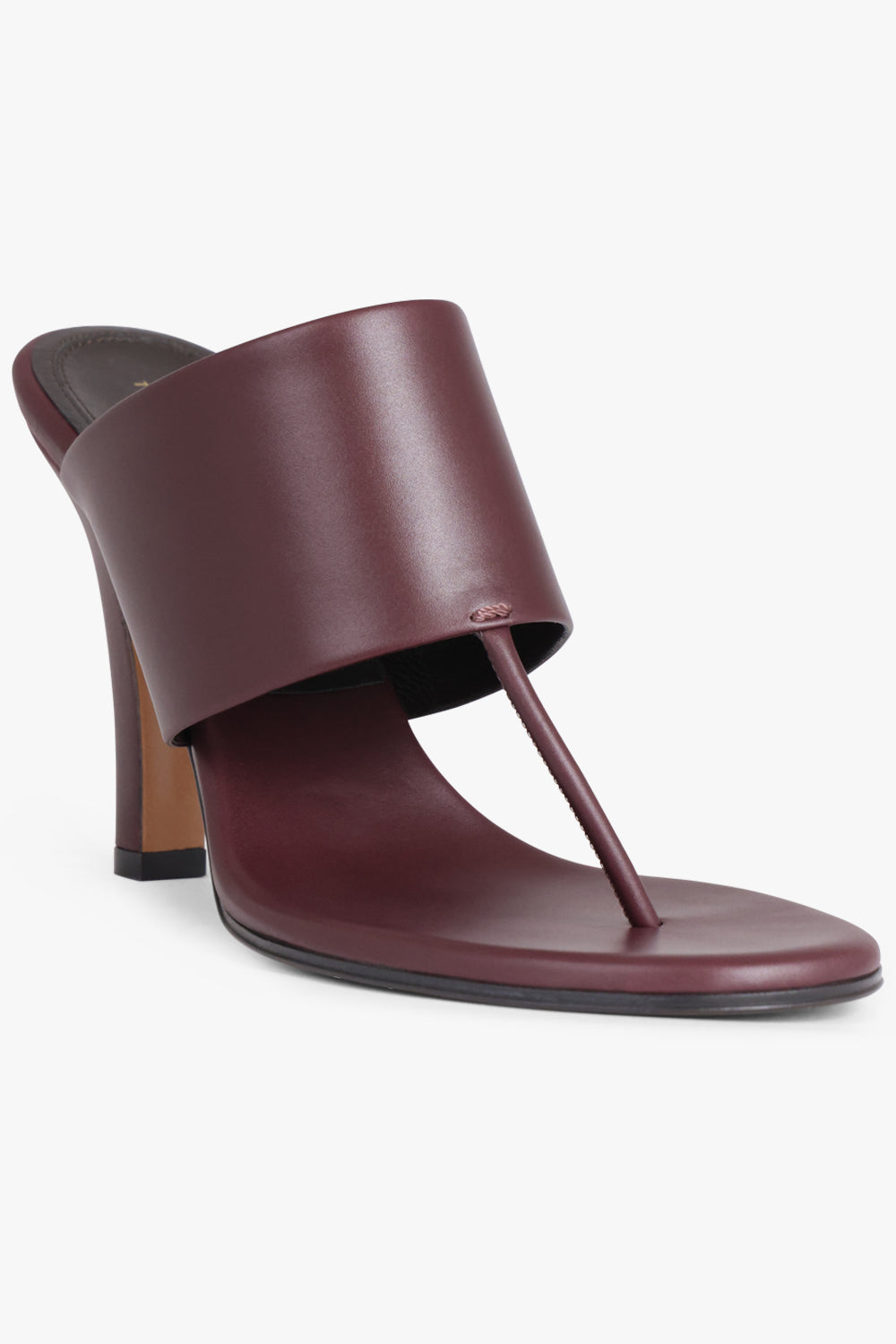 THE ROW SHOES Signum 90mm Thong Mule | Bordeaux
