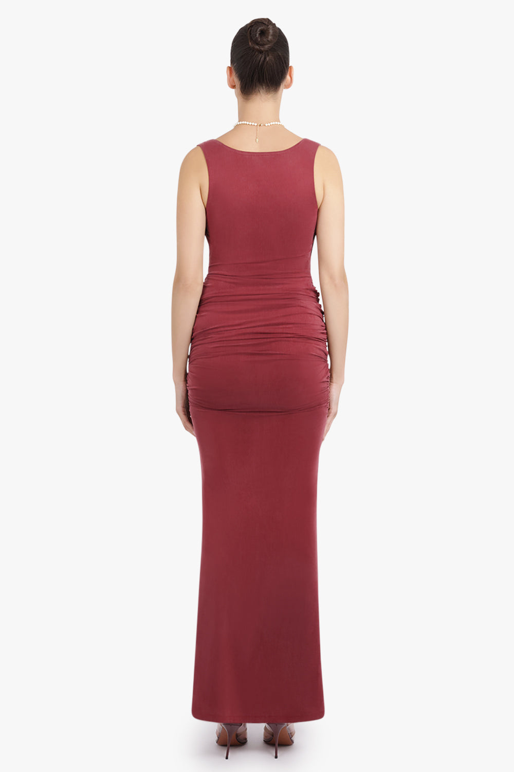 VIVIENNE WESTWOOD RTW Liz Adjustable Maxi Dress | Brick Red