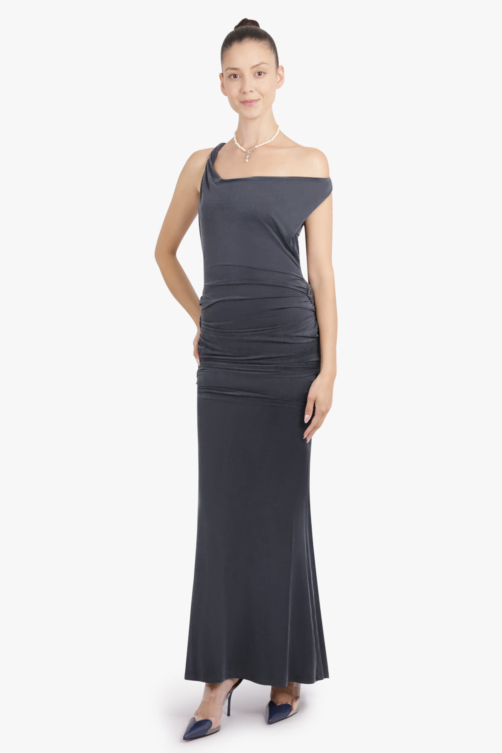 VIVIENNE WESTWOOD RTW Liz Adjustable Maxi Dress | Black
