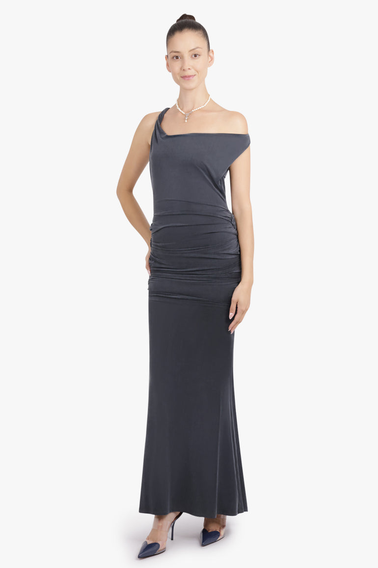 VIVIENNE WESTWOOD RTW Liz Adjustable Maxi Dress | Black