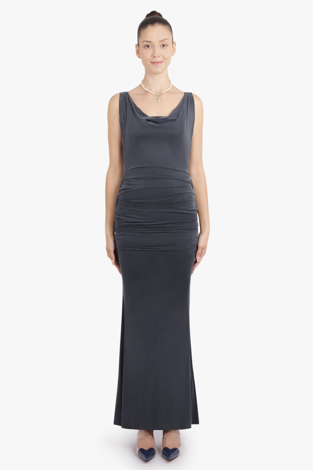 VIVIENNE WESTWOOD RTW Liz Adjustable Maxi Dress | Black