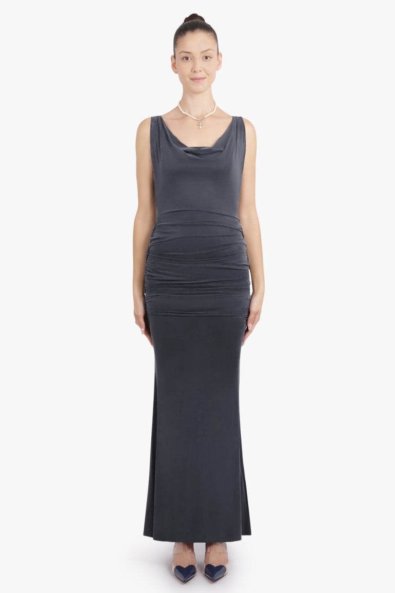 VIVIENNE WESTWOOD RTW Liz Adjustable Maxi Dress | Black