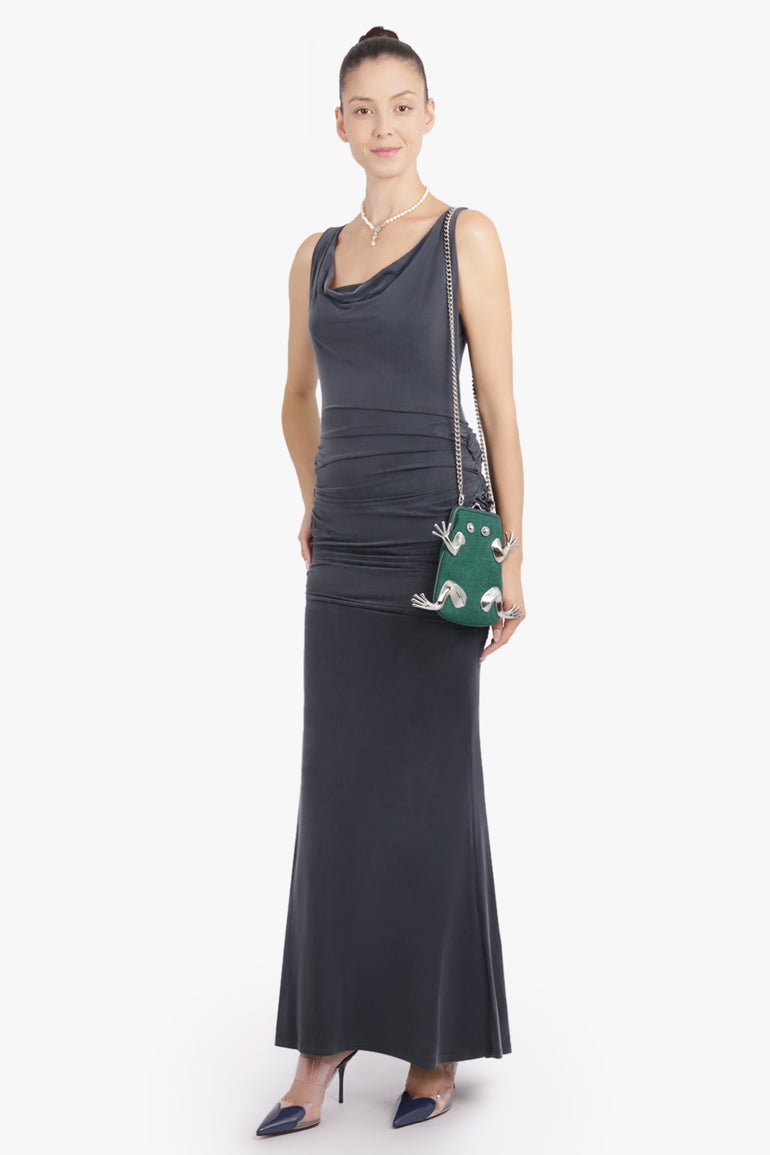 VIVIENNE WESTWOOD RTW Liz Adjustable Maxi Dress | Black