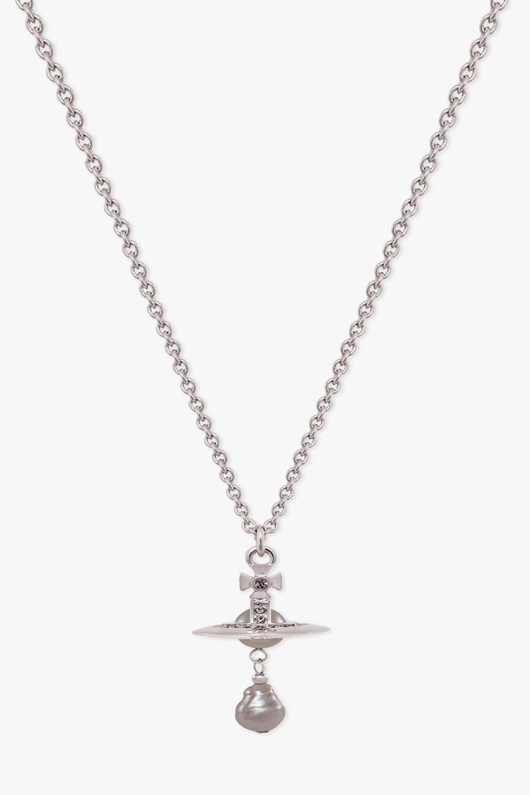 VIVIENNE WESTWOOD JEWELLERY SILVER / White/Silver Aleksa Pendant | White/Silver