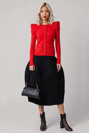 Foamy Ball Skirt | Black