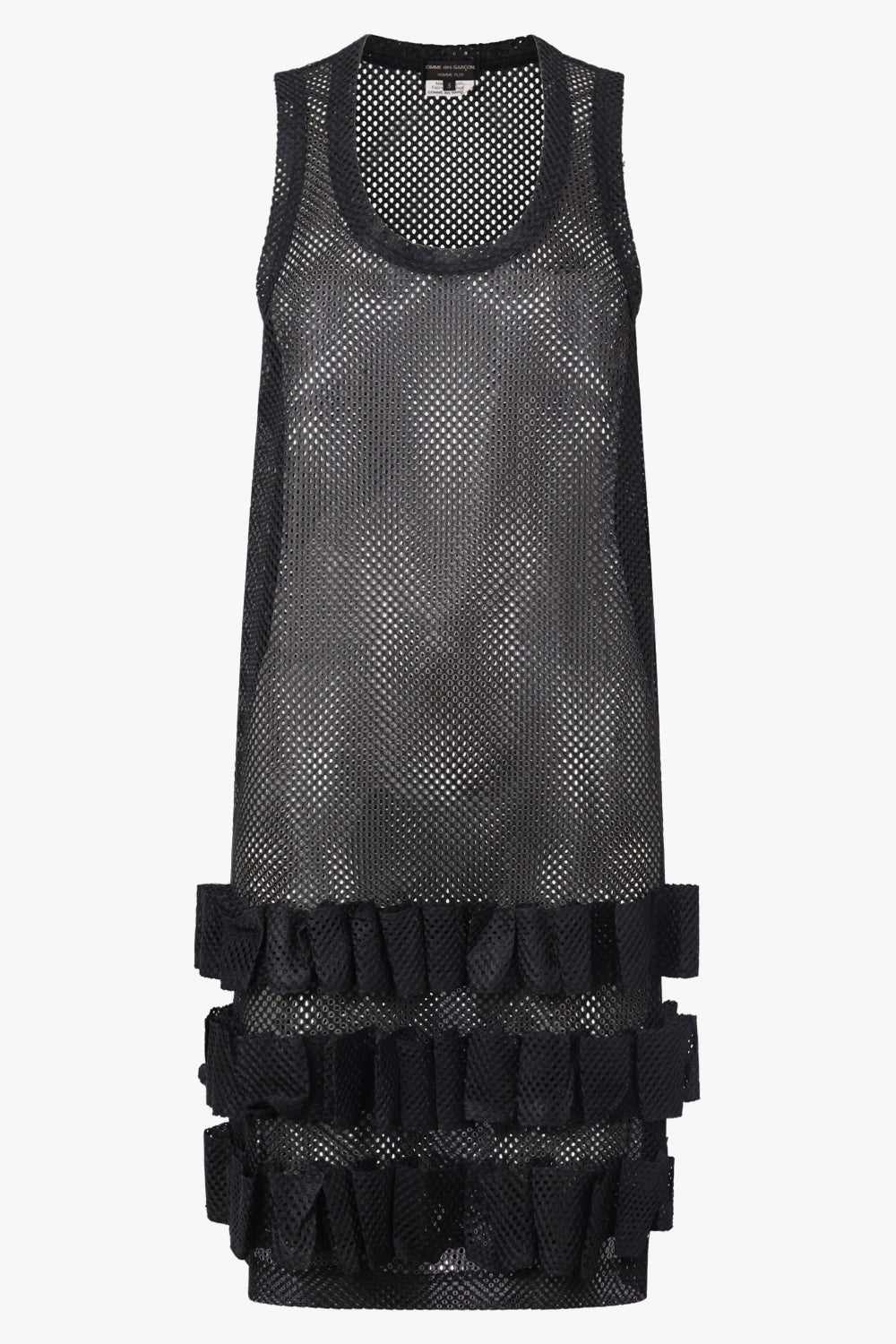 COMME DES GARCONS HOMME PLUS RTW Mesh Singlet Dress | Black