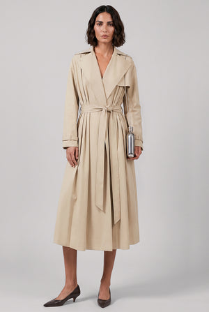 CALVIN KLEIN RTW Womens Trench Coat | Eucalyptus
