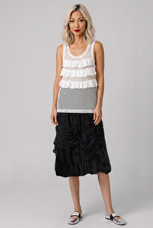 Mesh Singlet Top | White