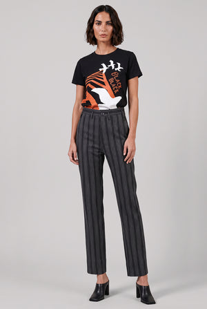 Cruise Stripe Trouser | Black/Grey