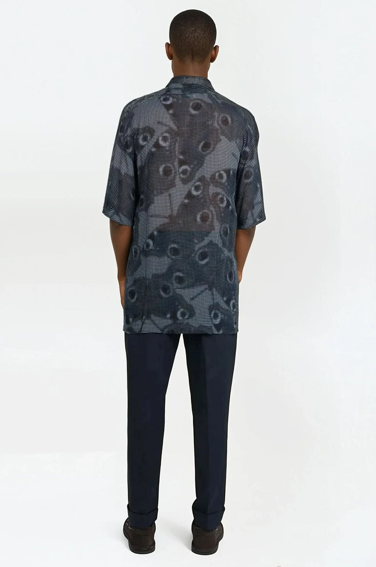 DRIES VAN NOTEN RTW Cuffed Pant | Navy