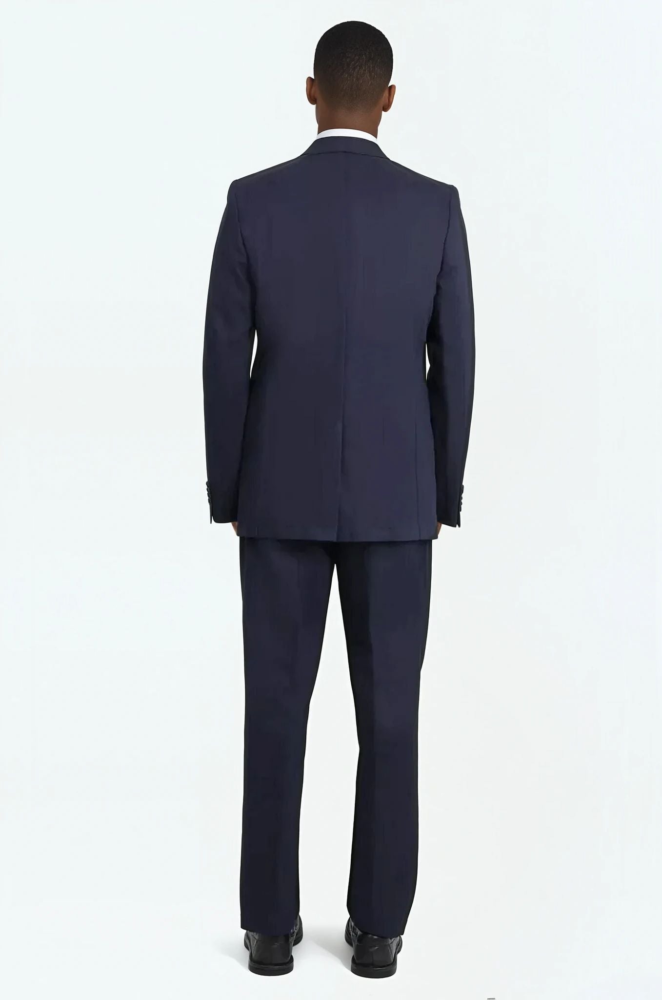 DRIES VAN NOTEN RTW Single Breasted Relaxed Suit Jacket x Pant | Navy