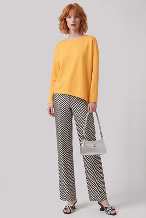 Caias L/S Top | Orange