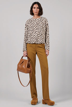 Prati Tapered Pant | Umber