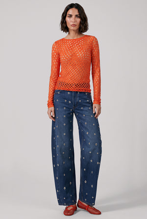 Holletina Polka Dot Top | Red
