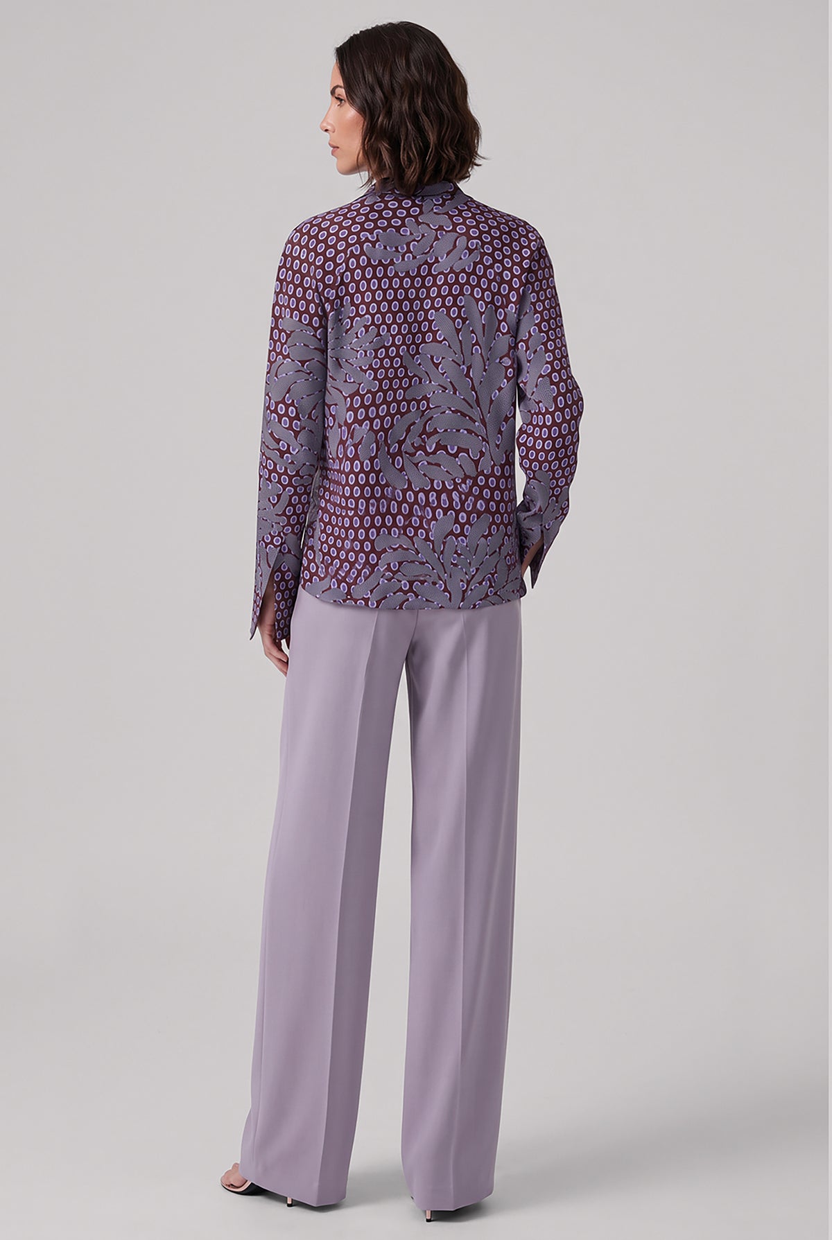 DRIES VAN NOTEN RTW Porter Straight Leg Pant | Lilac