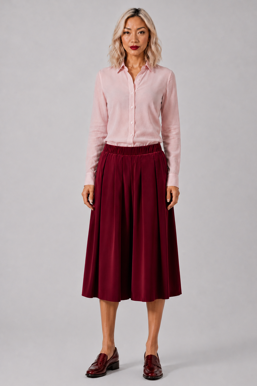 COMME DES GARCONS RTW Layer Sleeve Shirt | Pink