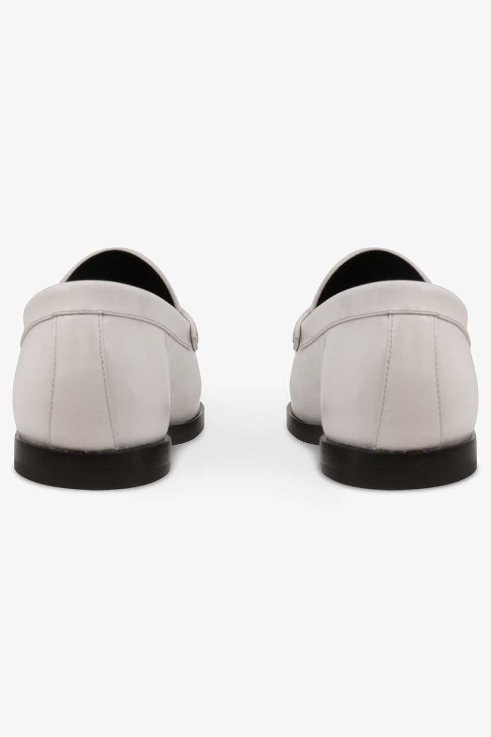 THE ROW SHOES Mens Style Shiny Tassel Loafer | Optic White