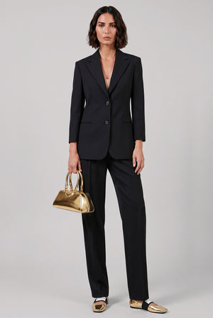 Single Breasted Two Button Jacket | Black