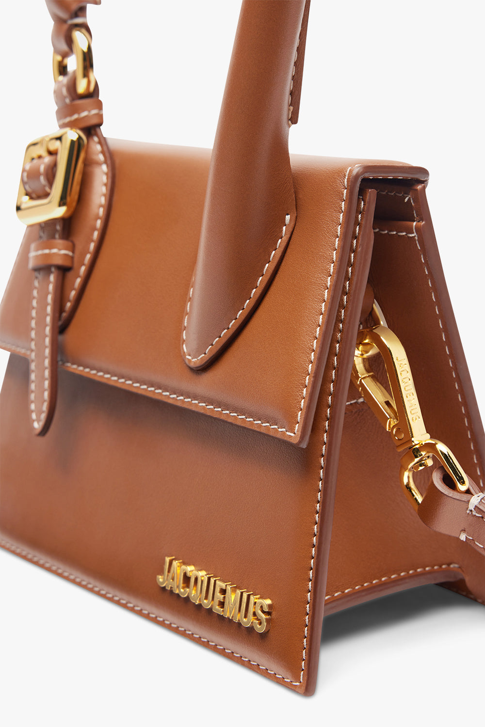 JACQUEMUS BAGS Brown Le Chiquito Moyen Boucle Bag | Light Brown