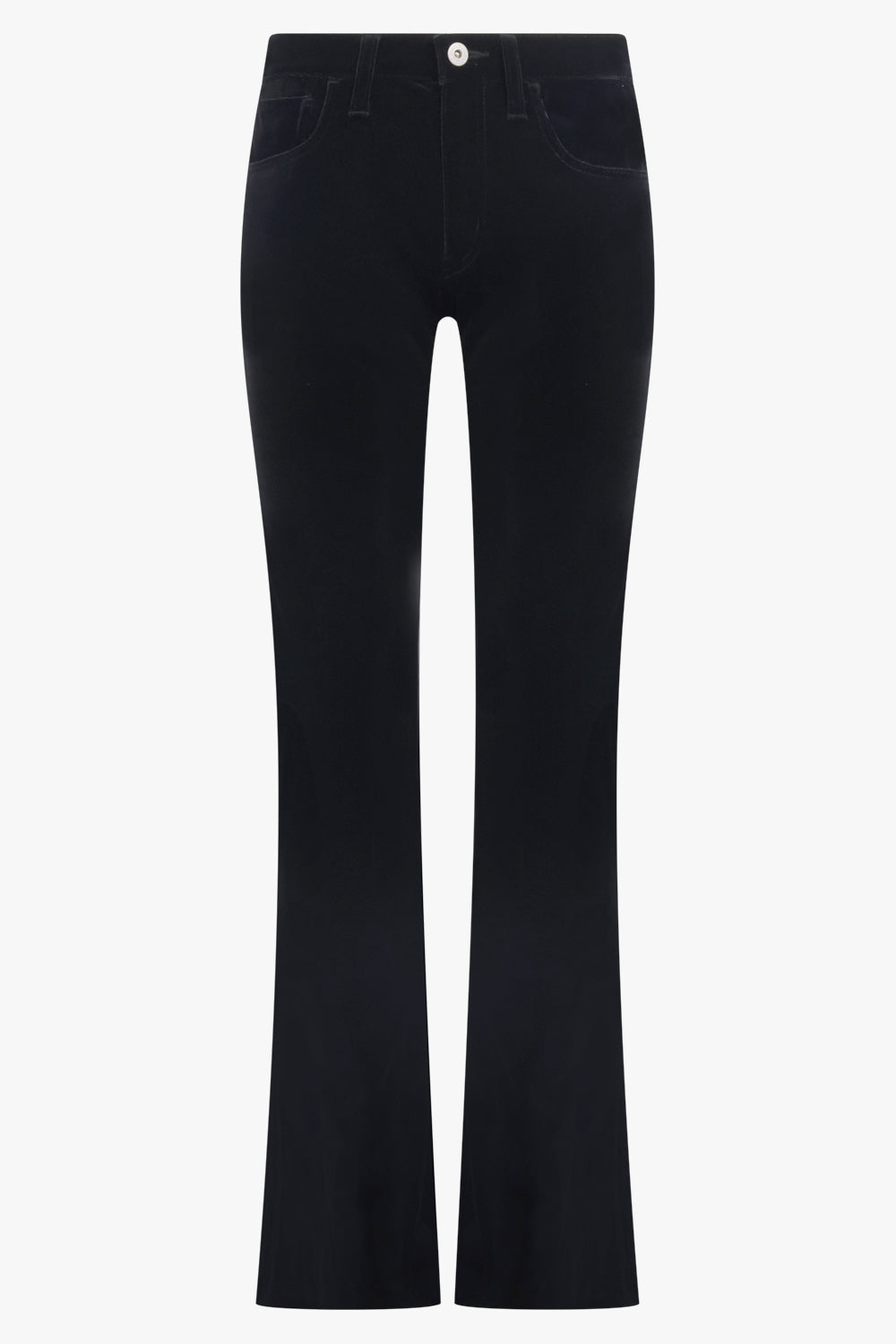 JUNYA WATANABE RTW Velvet Low Rise Flare Pant | Black