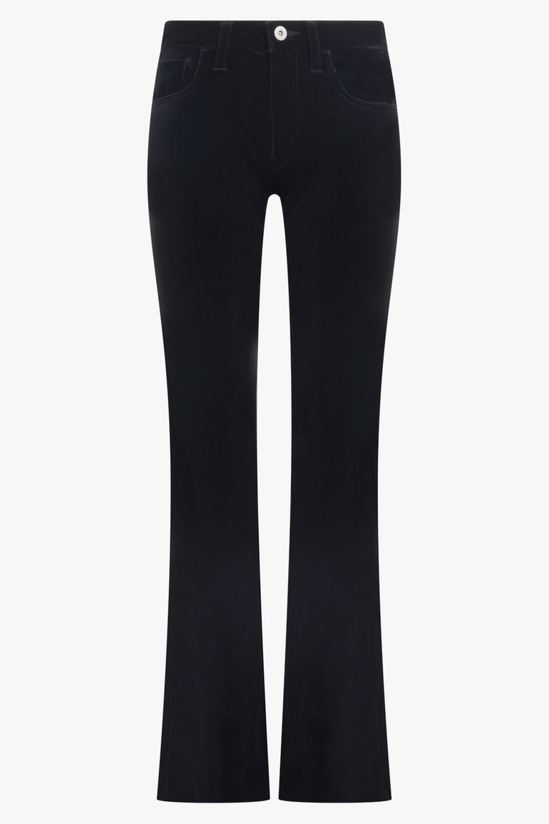 JUNYA WATANABE RTW Velvet Low Rise Flare Pant | Black