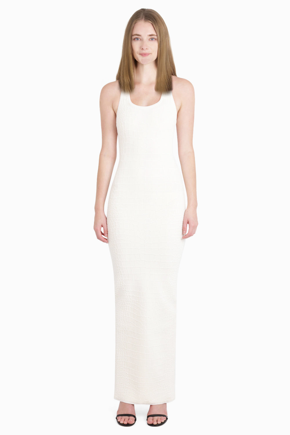 JACQUEMUS RTW La Robe Scala S/Less Maxi Dress | Off White