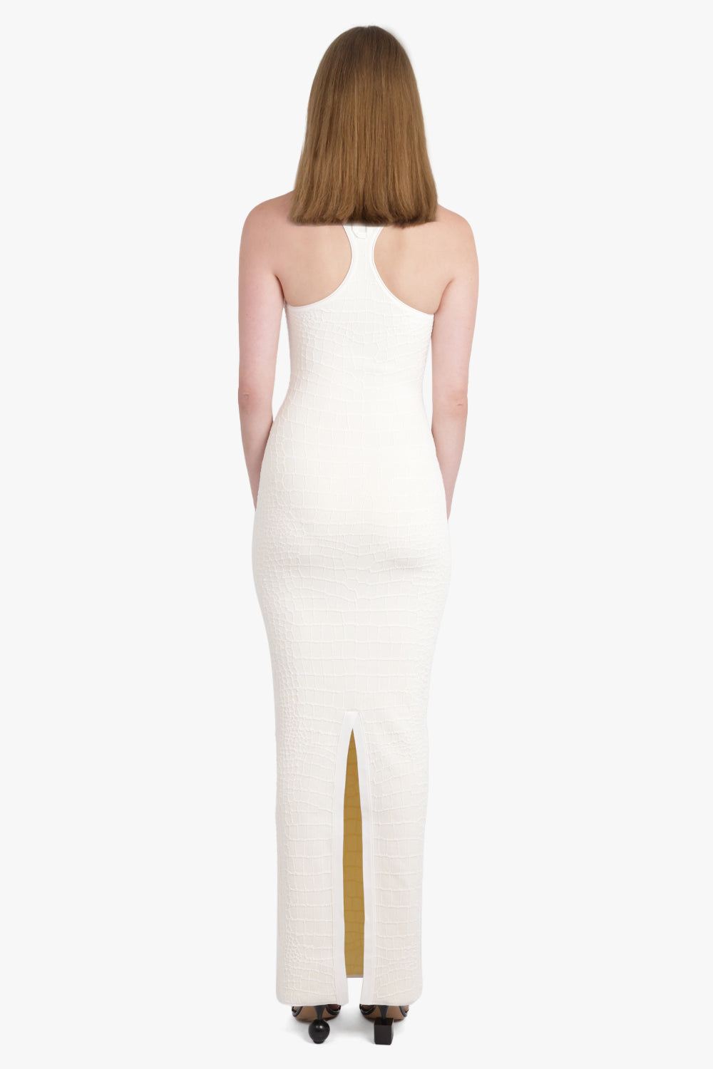 JACQUEMUS RTW La Robe Scala S/Less Maxi Dress | Off White