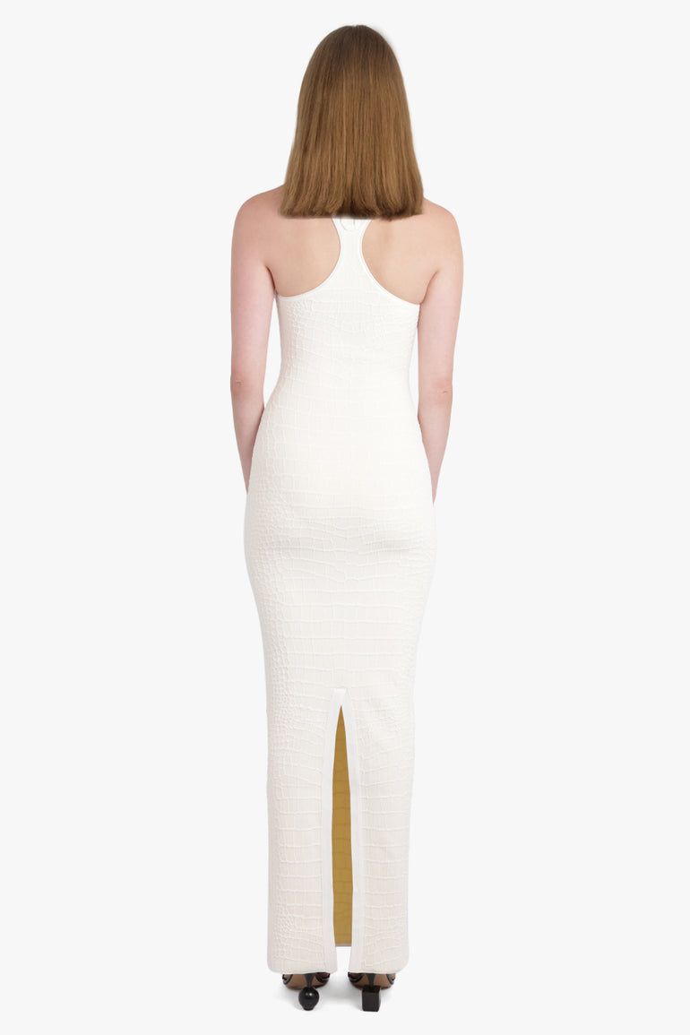 JACQUEMUS RTW La Robe Scala S/Less Maxi Dress | Off White