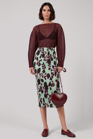 JULIA HEUER RTW MULTI / Ingrid / One Size Ekke Pleated Midi Skirt | Ingrid