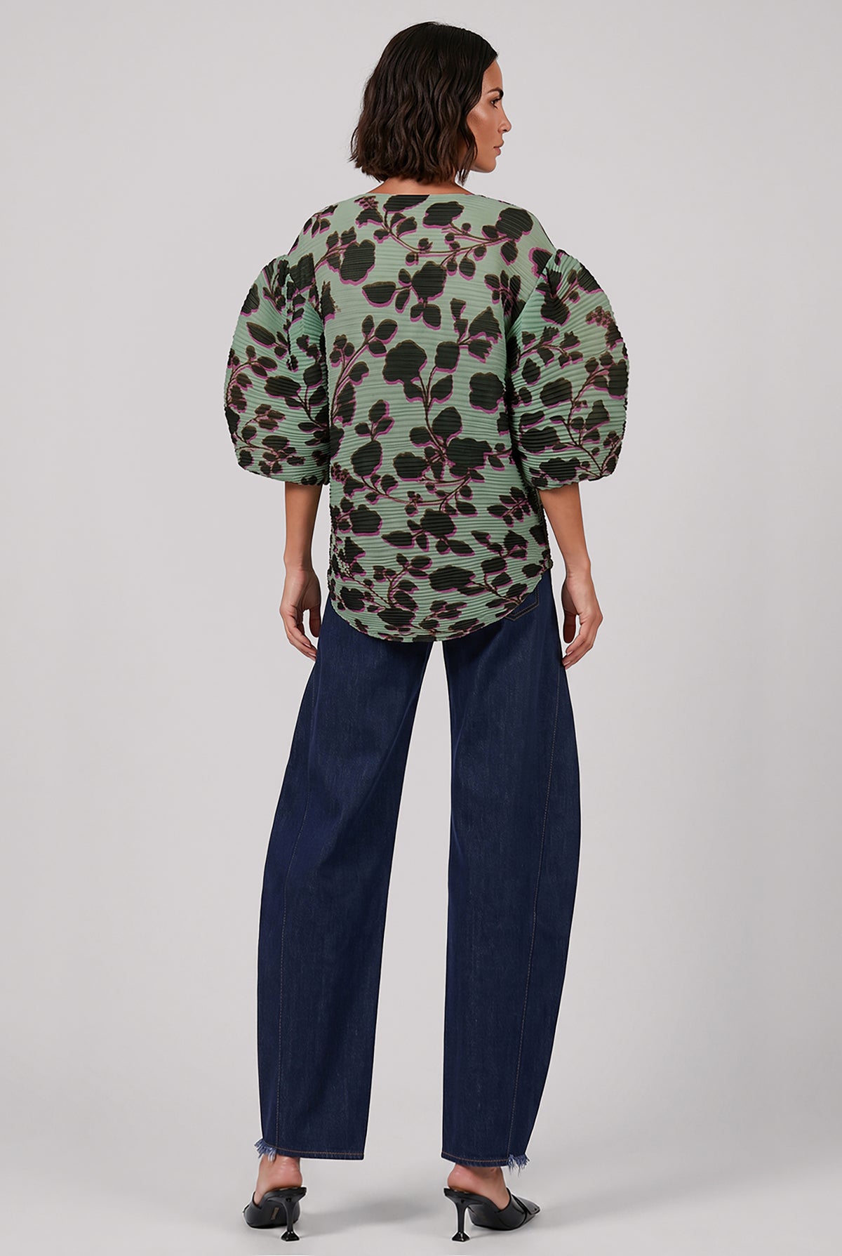 JULIA HEUER RTW MULTI / Ingrid / One Size Robin Handpleated Top | Ingrid