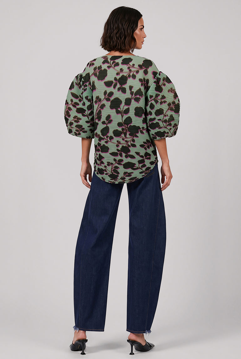 JULIA HEUER RTW MULTI / Ingrid / One Size Robin Handpleated Top | Ingrid