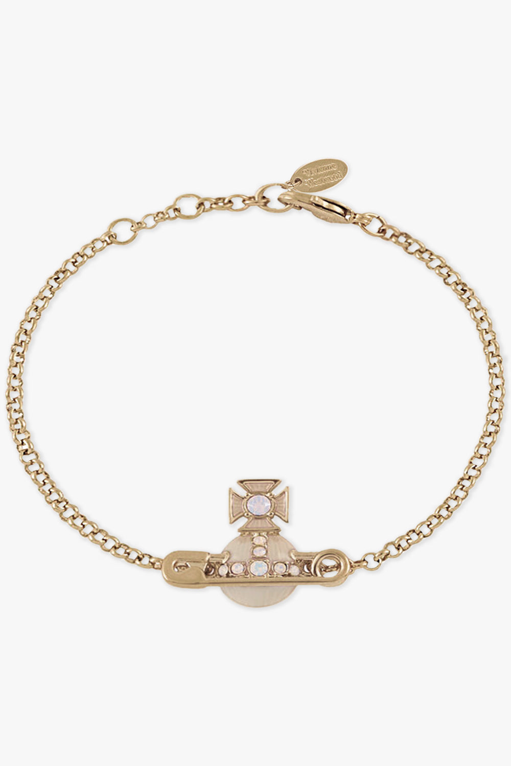 VIVIENNE WESTWOOD JEWELLERY GOLD / Blue/Gold Kitty Bracelet | Gold