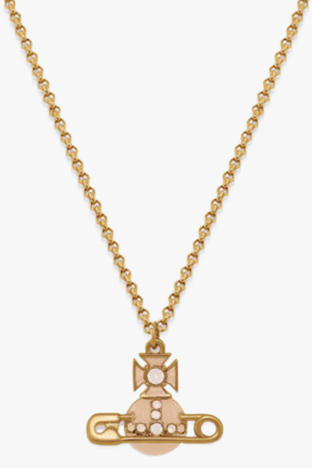 VIVIENNE WESTWOOD JEWELLERY GOLD / Blue/Gold Kitty Pendant | Gold